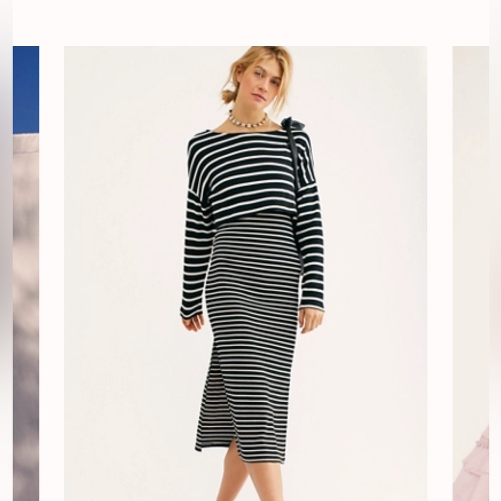 Free People Zinnia Striped Set